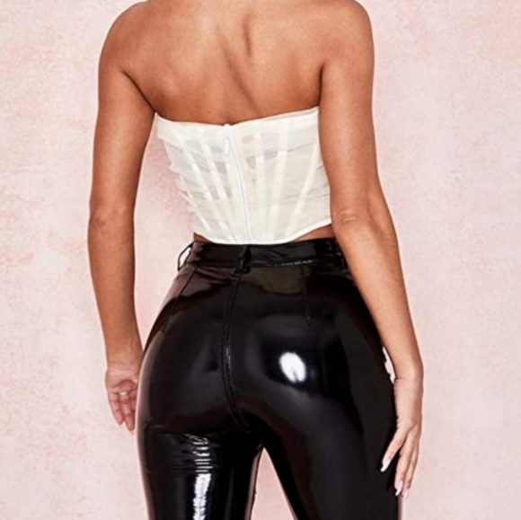 White strapless corset top - Picture 2 of 3